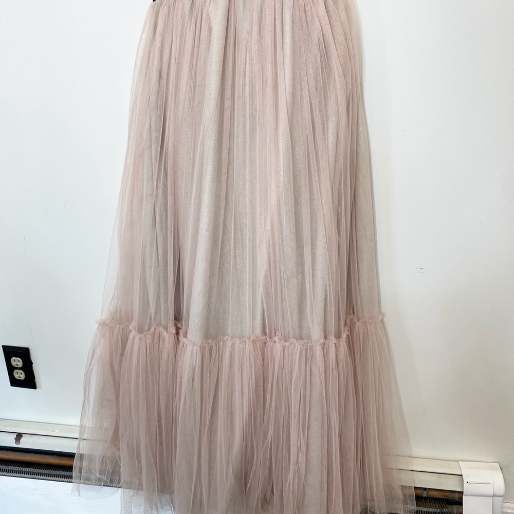 Rare Unique Backless Tulle prom wedding  Gown - Picture 4 of 8